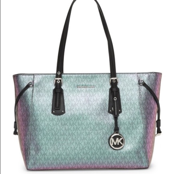 MICHAEL Michael Kors Handbags - Michael Kors lmtd Voyager Nickel Iridescent Tote